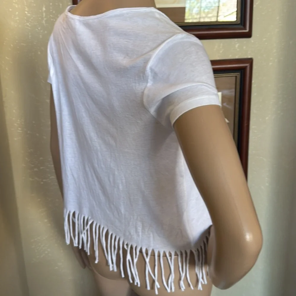 Justice Girls Summer Fringe Beaded Festival Top sz 18
